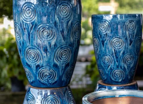 Outdoor Glazed Planters