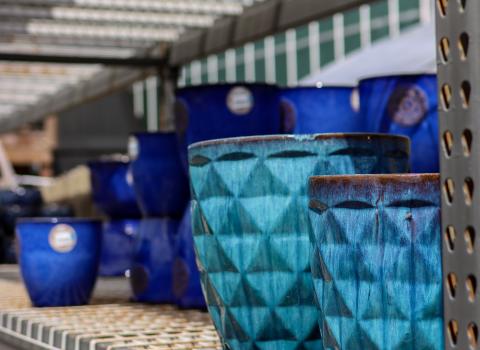 Outdoor Glazed Planters