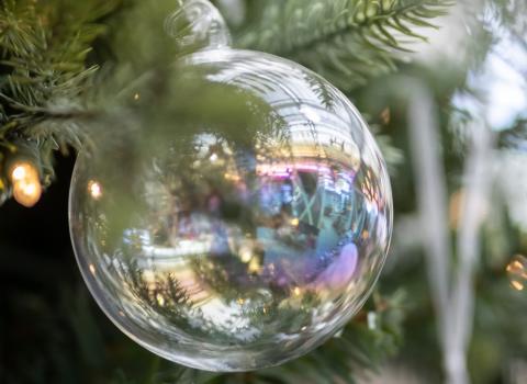 Ornaments (Sage, Purple & Green Tags)