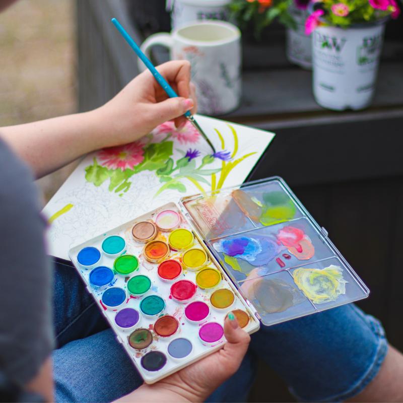Gardens en Plein Air: An Outdoor Painting Experience