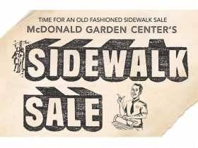 Sidewalk Sale, McDonald Garden Center
