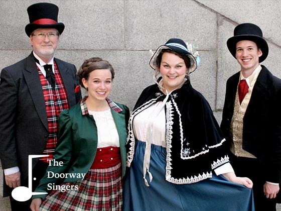 The Doorway Singers at Holiday Open House