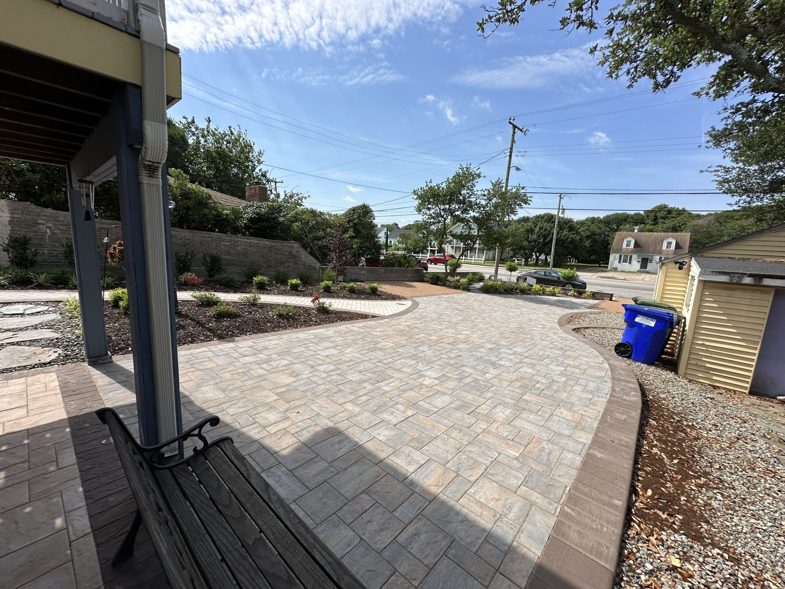 Hardscape driveway